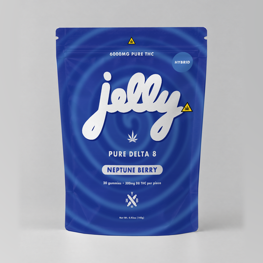 Jelly Pure Delta 8 Space Series Gummies โ Neptune Berry