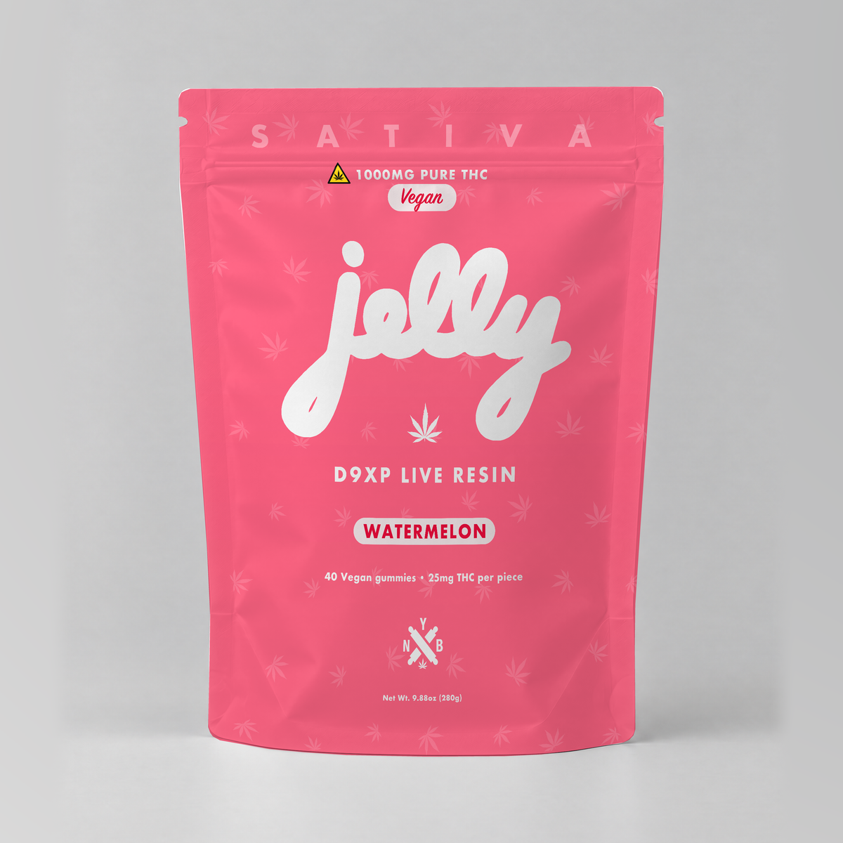 Jelly D9XP Live Resin Gummies — Watermelon