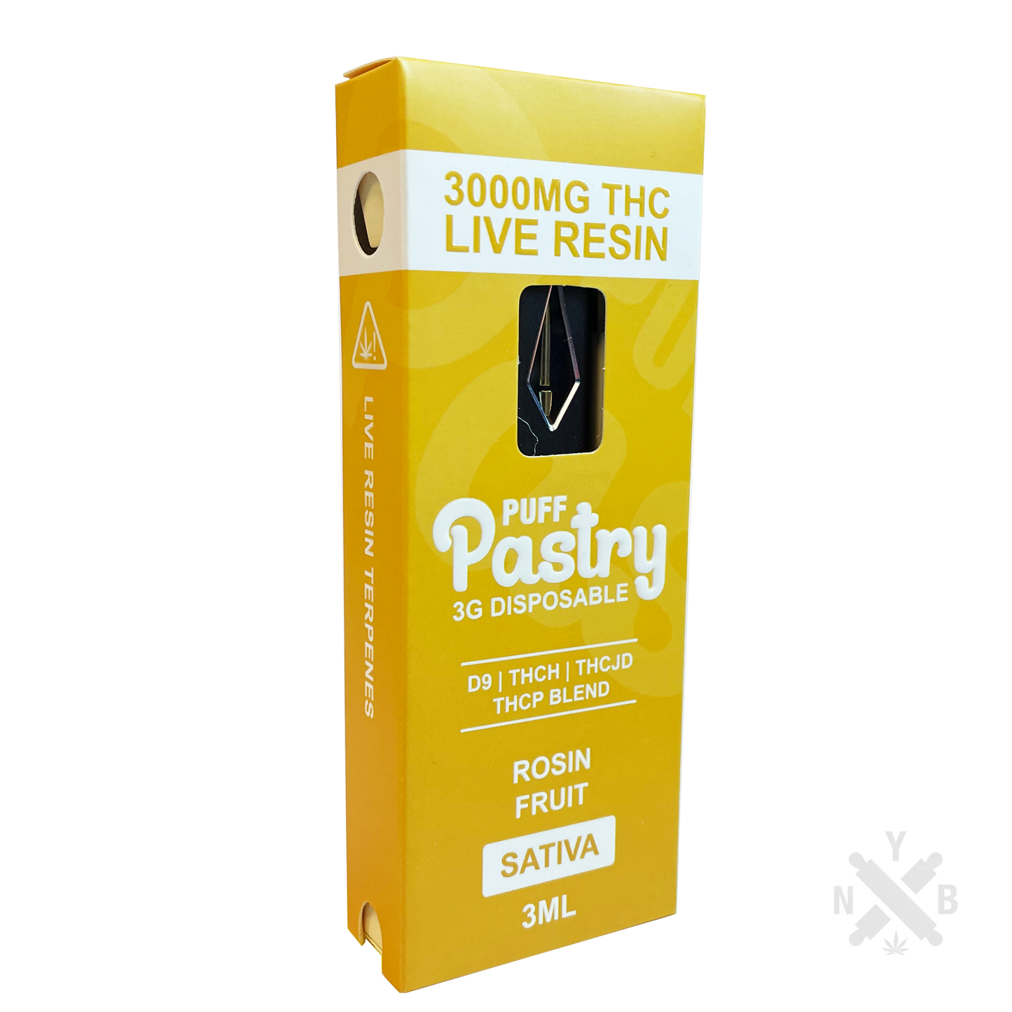 Puff Pastry 3000mg D9 THC | 3ml Disposable Pre-Heat Vape
