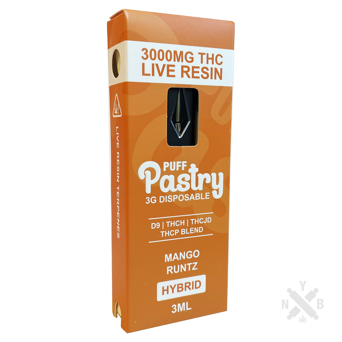 Puff Pastry 3000mg D9 THC | 3ml Disposable Pre-Heat Vape