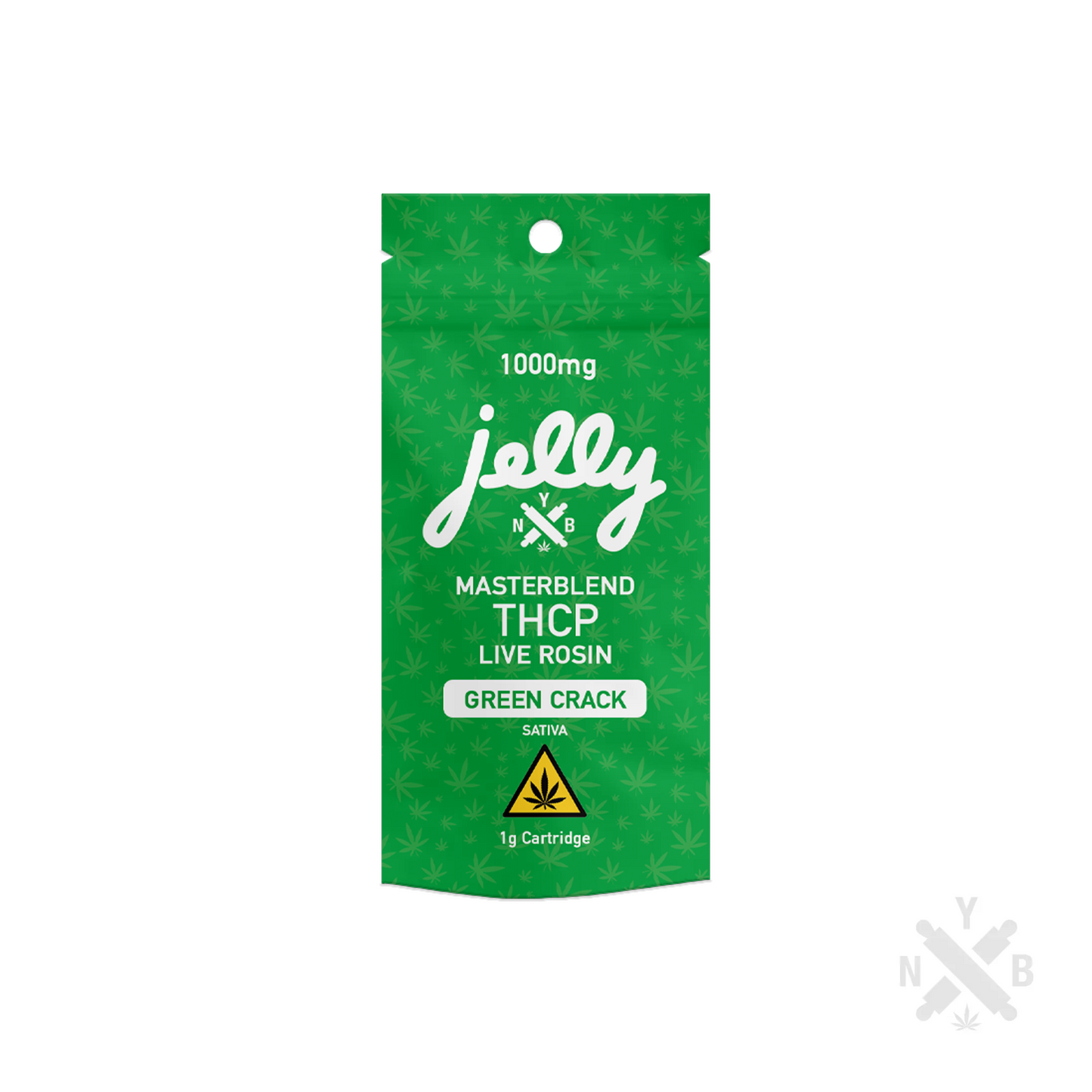 Jelly THCP Masterblend 1g Cartridges — Green Crack