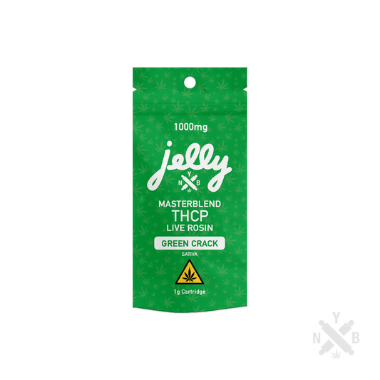 Jelly THCP Masterblend 1g Cartridges — Green Crack