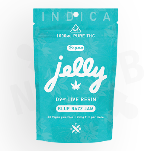 Jelly D9XP Live Resin Gummies — Blue Razz