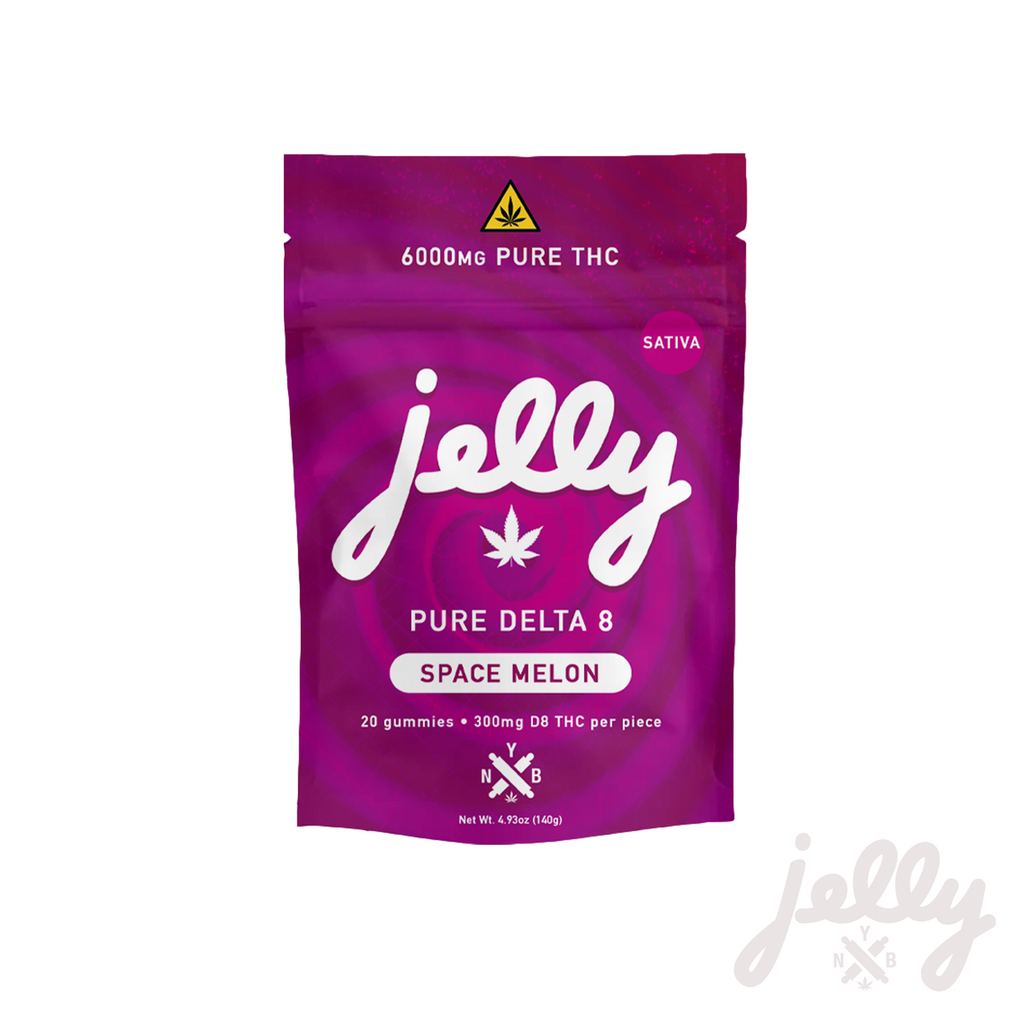 Jelly Pure Delta 8 Space Series Gummies — Space Melon