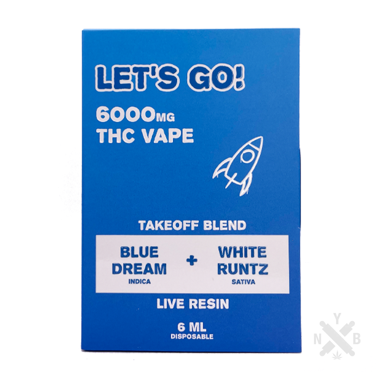 Let's Go! 6000mg Takeoff Blend THC | 6ml Disposable