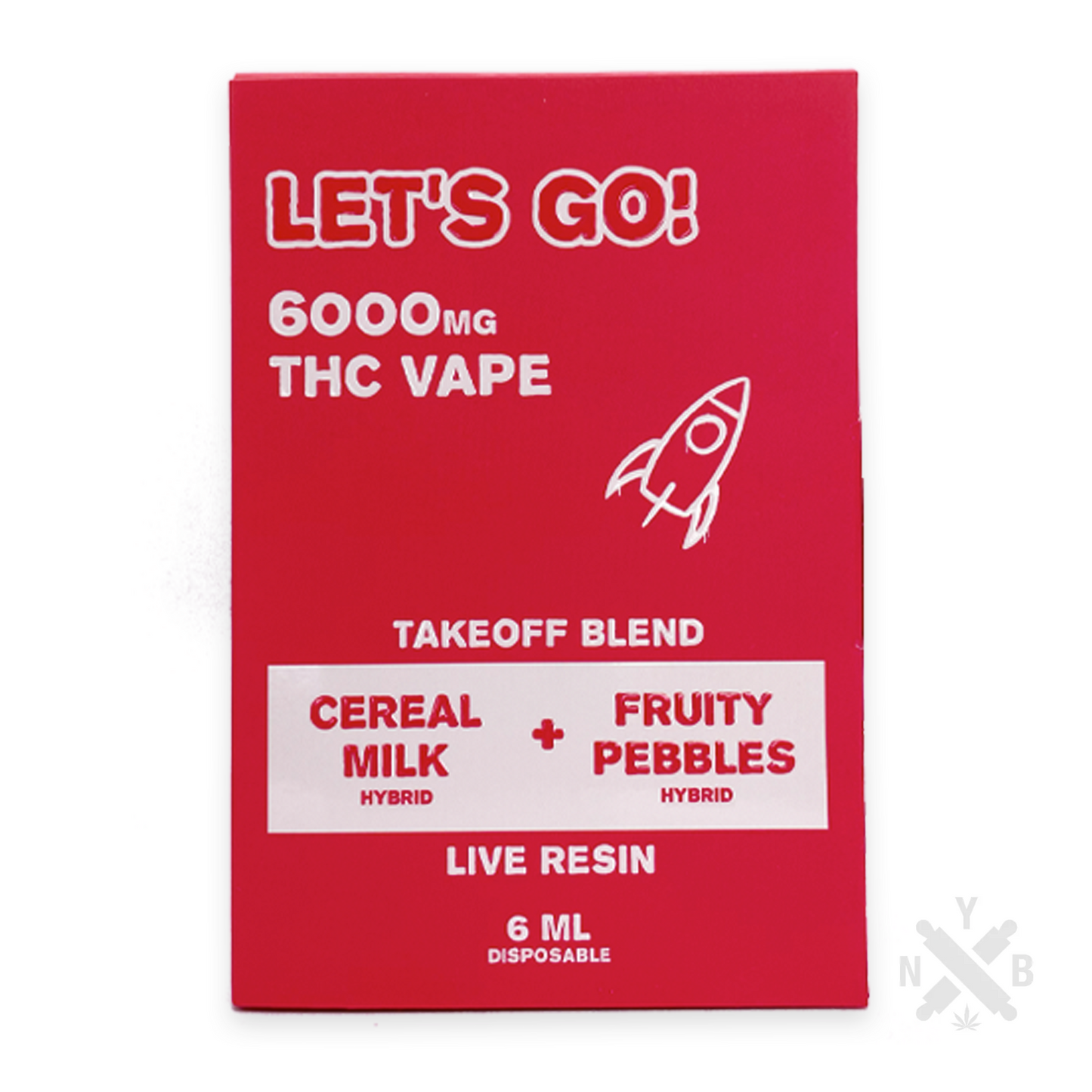 Let's Go! 6000mg Takeoff Blend THC | 6ml Disposable Not Your Bakery Let's Go! 6000mg Takeoff Blend THC | 6ml Disposable Not Your Bakery