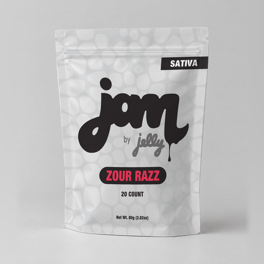 JAM by Jelly 300MG D9 | THCP — Zour Razz
