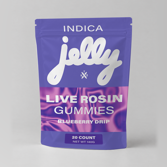 Jelly THCP Live Rosin Gummies — Blueberry Drip