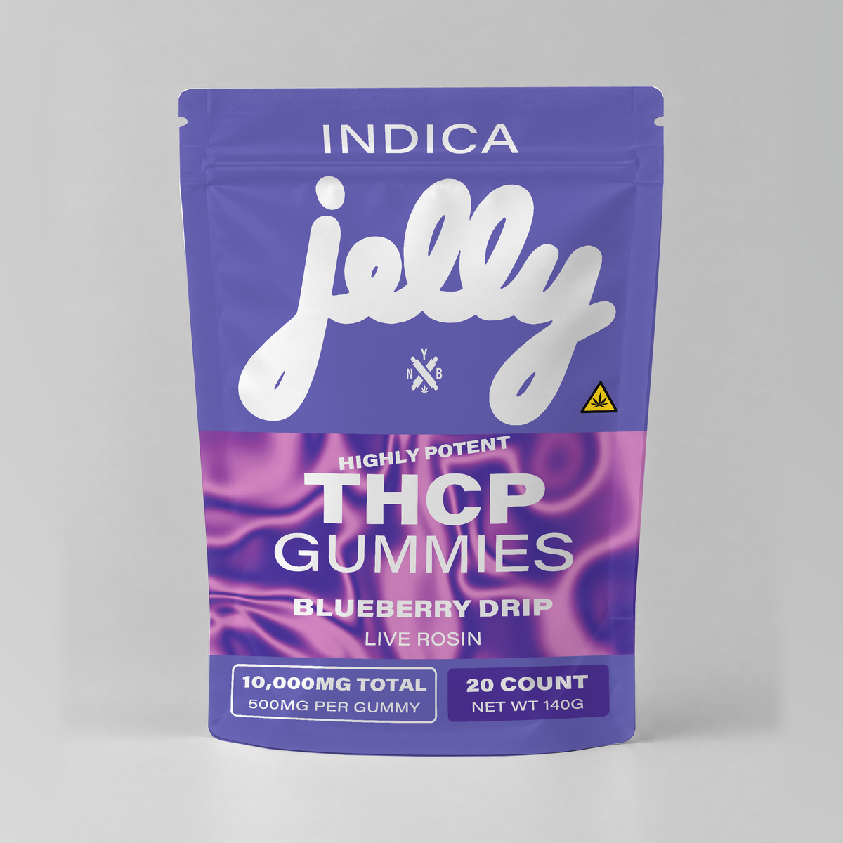 Jelly THCP Live Rosin Gummies — Blueberry Drip