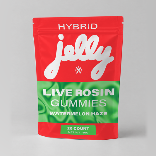 Jelly THCP Live Rosin Gummies — Watermelon Haze