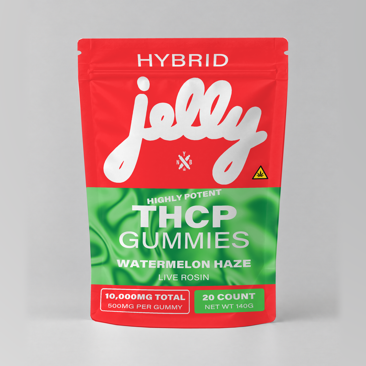 Jelly THCP Live Rosin Gummies — Watermelon Haze