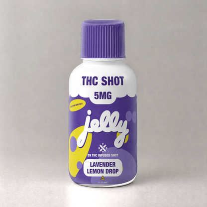 Jelly 5mg Lavender Lemon Drop D9 Shots (4ct)