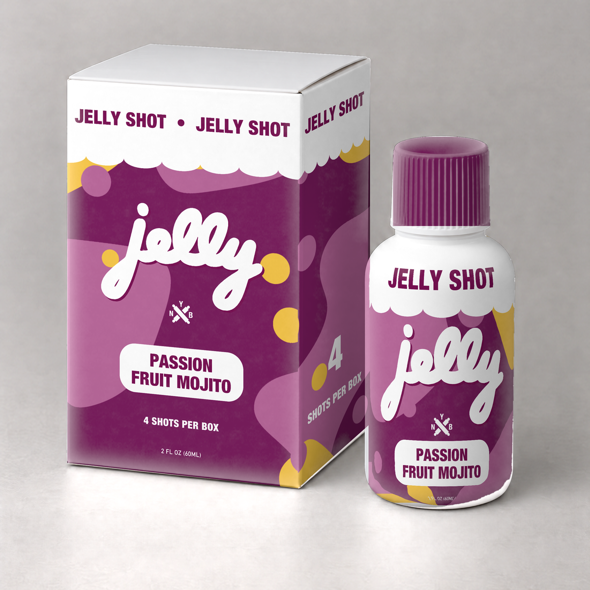 Jelly 5mg Passion Fruit Mojito D9 Shots (4ct)