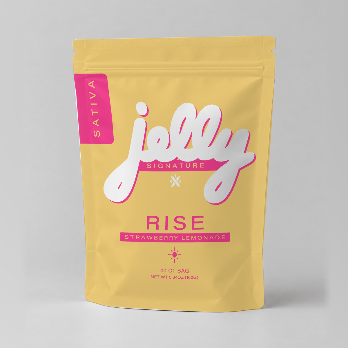 Jelly Signature Series — Rise - 5mg D9 | THC 20MG CBD - Strawberry Lemonade