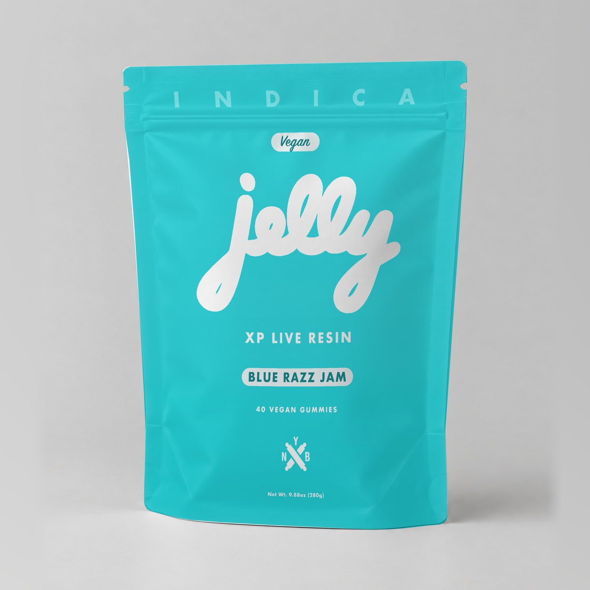Jelly D9XP Live Resin Gummies — Blue Razz