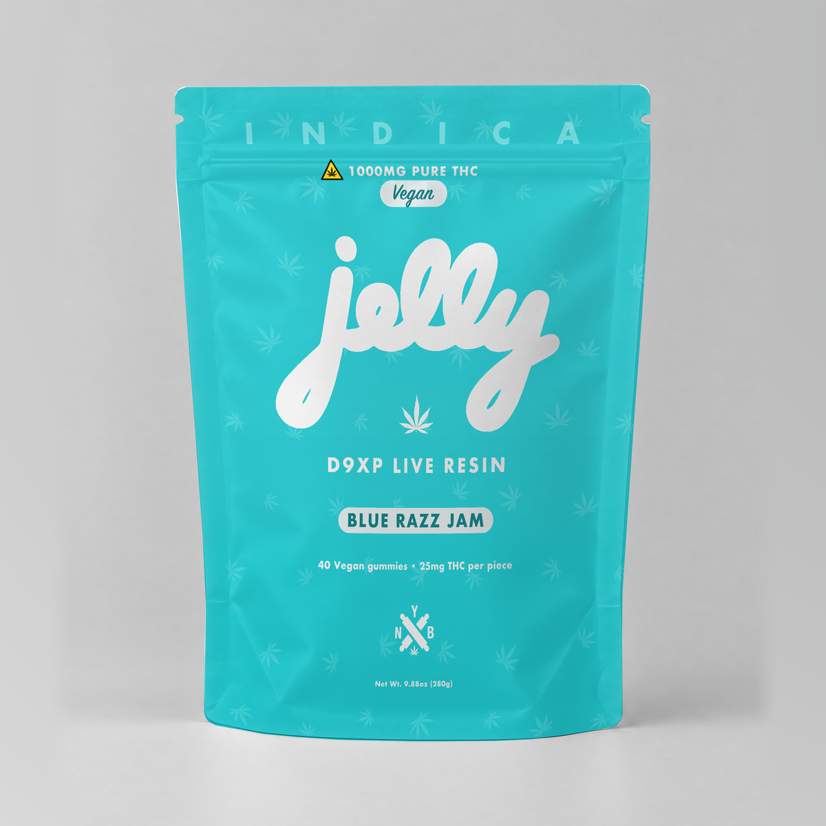 Jelly D9XP Live Resin Gummies — Blue Razz