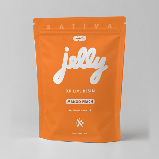 Jelly D9XP Live Resin Gummies — Mango Peach