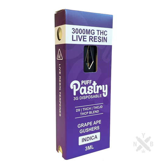 Puff Pastry 3000mg D9 THC | 3ml Disposable Pre-Heat Vape