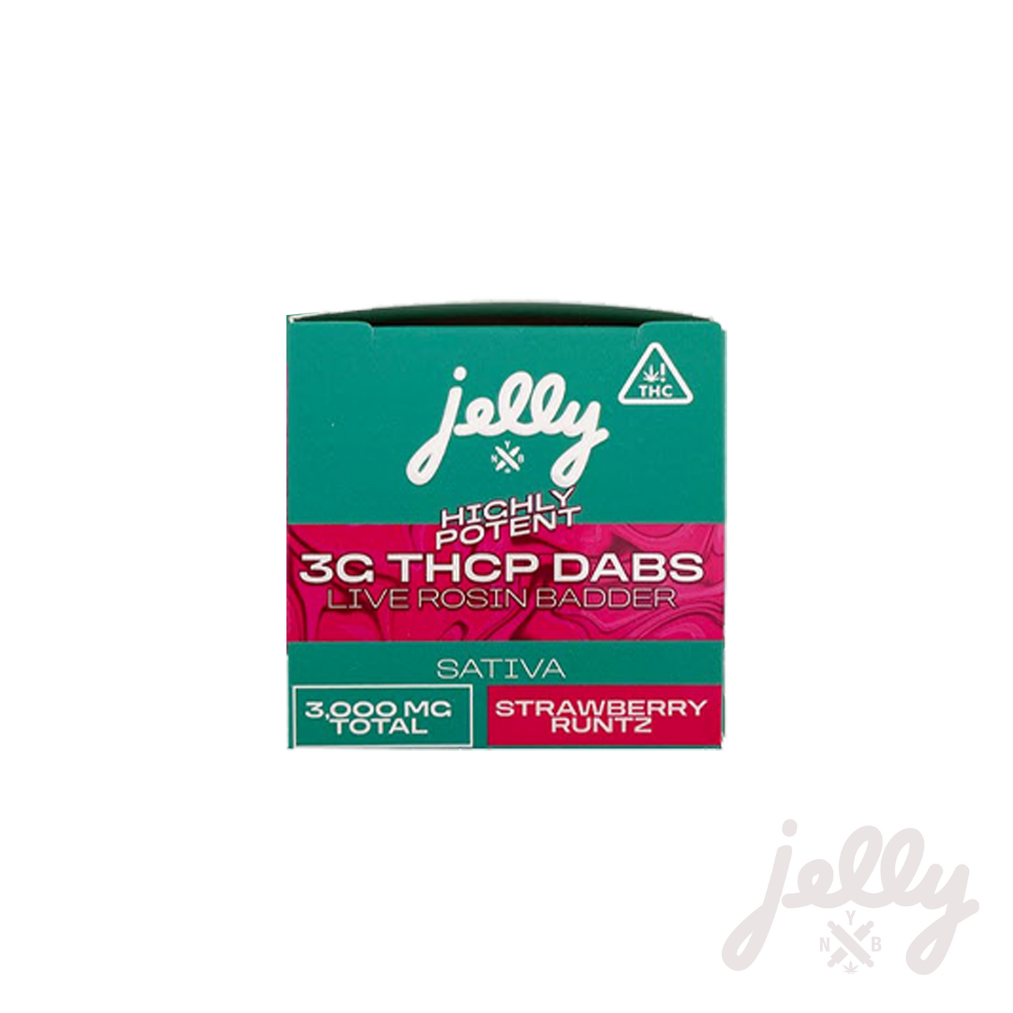 Jelly 3g THCP Live Rosin Badder — Strawberry Runtz