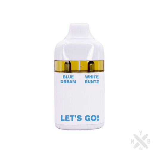 Let's Go! 6000mg Takeoff Blend THC | 6ml Disposable — Blue Dream + White Runtz